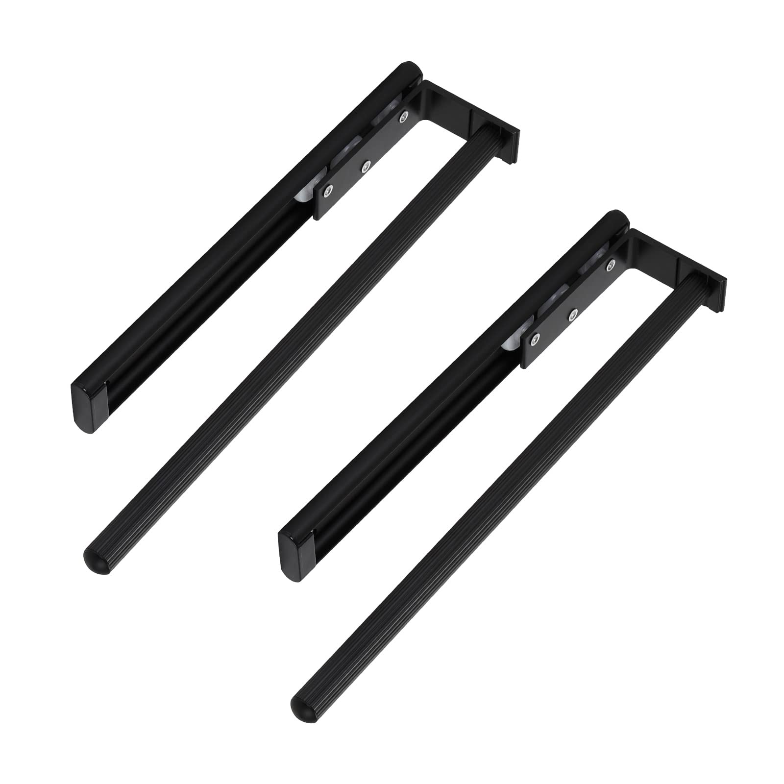 SOTECH 2 Piezas de Aluminio Ted 1 Brazo Negro Mate 325-487 mm