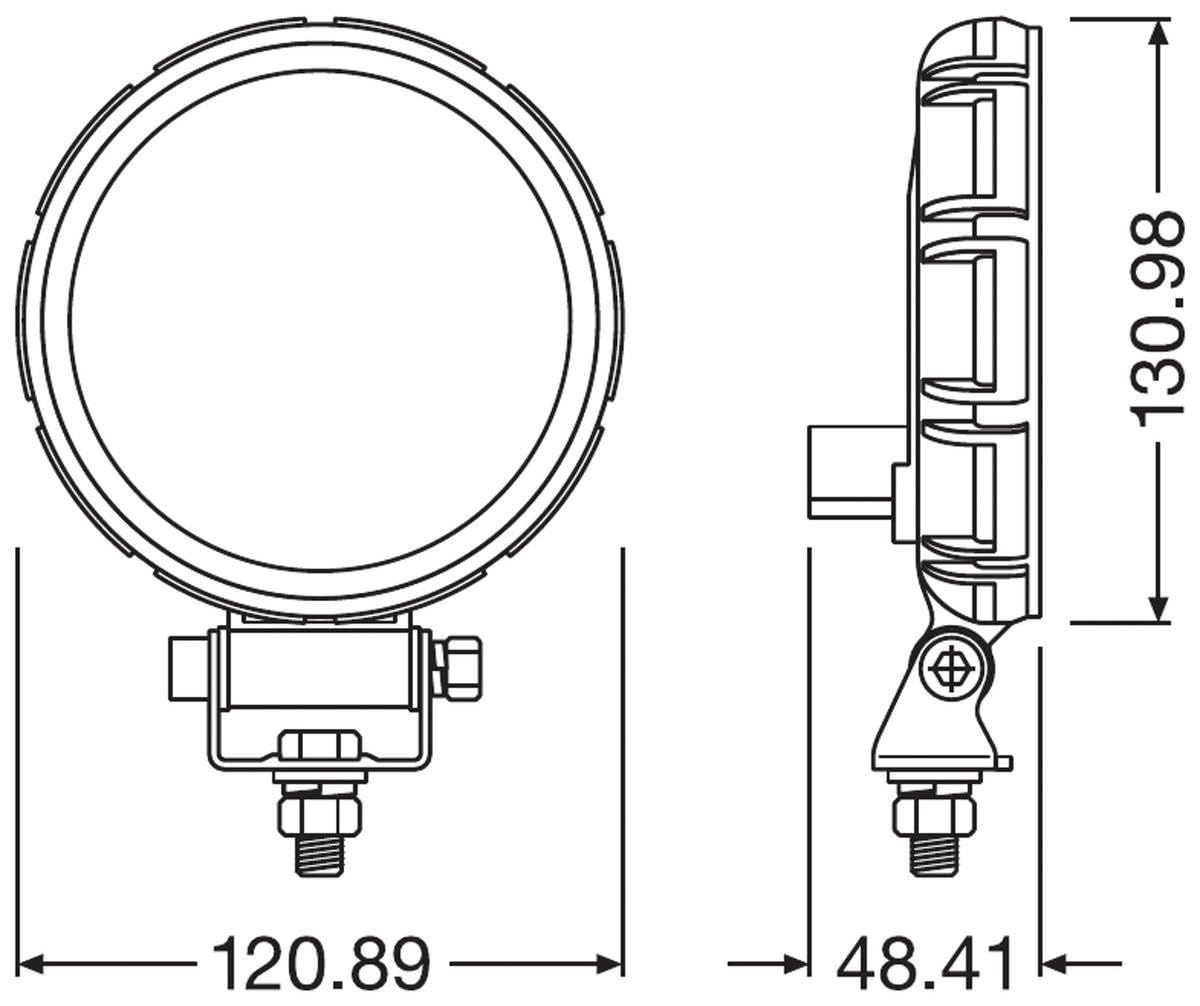 OSRAM LEDDL108-WD Faro retromarcia a LED per Auto e Camion, Set di 1