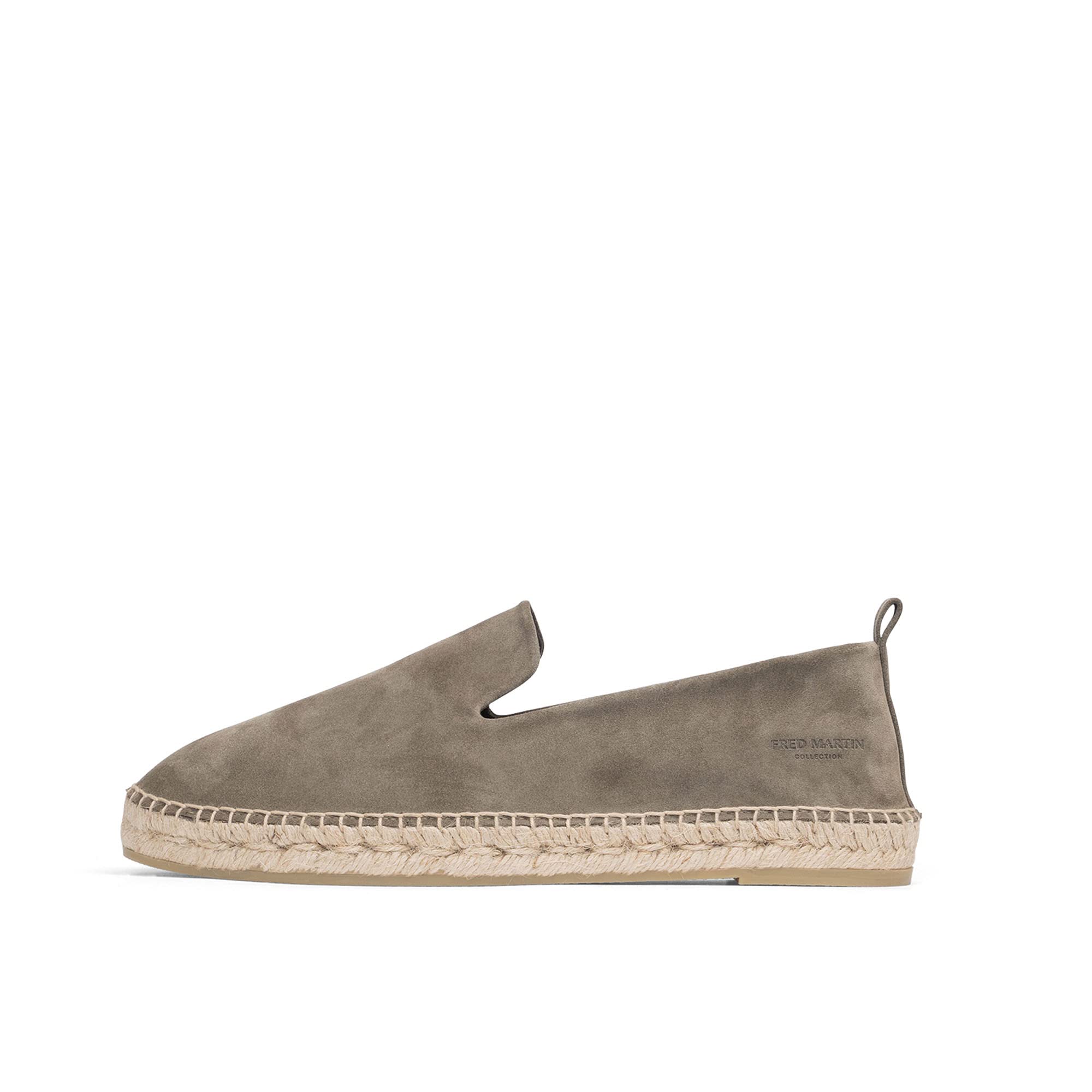 Fred Martin Collection, męskie espadryle z zamszu i juty