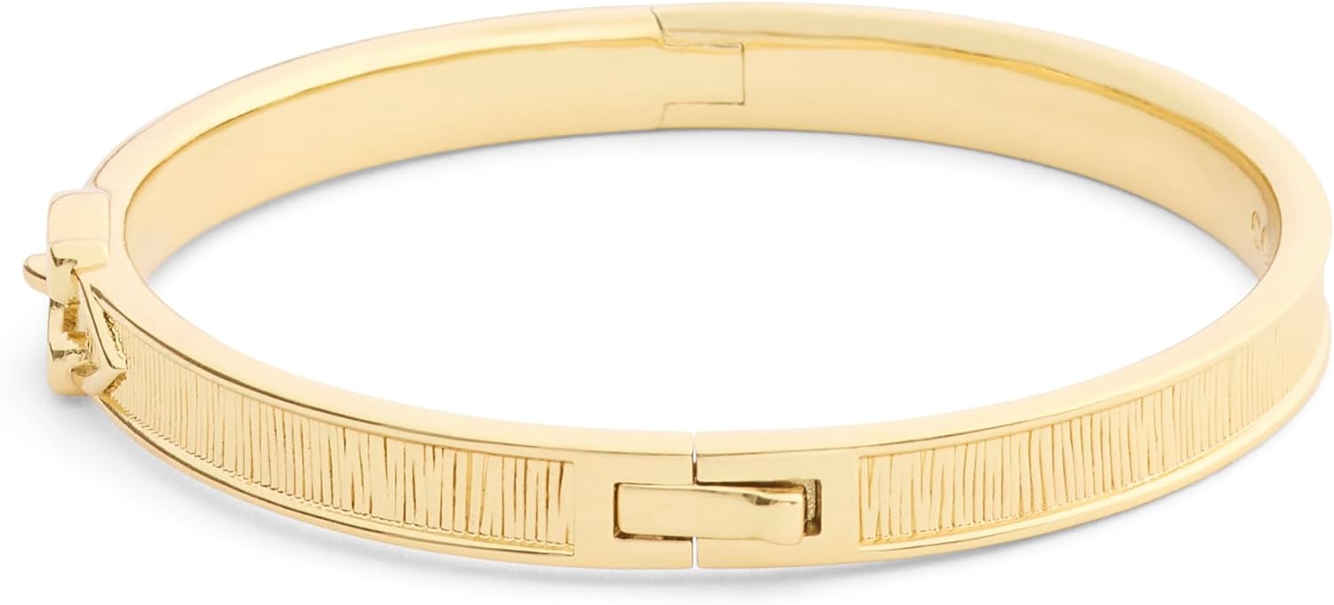 COACH Jewelry Women's Signature C Buckle Bangle Bracelet