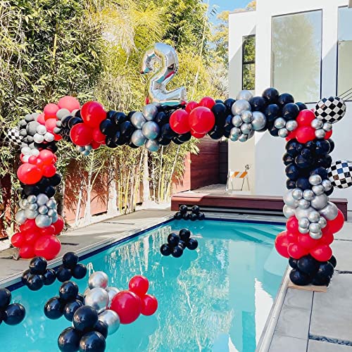 Image of Voircoloria 105pcs Black Balloons 12inch Party Latex Balloons for Birthday Graduation Baby Shower Anniversary New Year Holiday Party Decorations