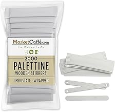 2000 Coffee Palette Sealed Individually Wrapped Recyclable and Reusable Plastic