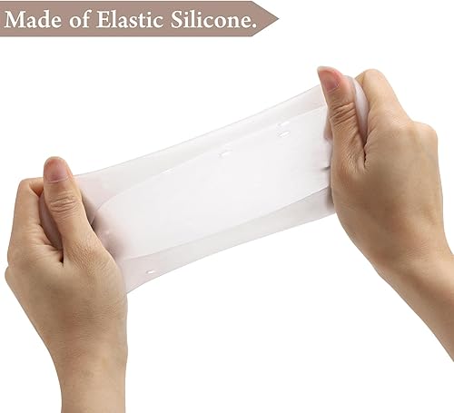 Miniatura 5 de Tbestmax 12 calcetines de gel de silicona para pies secos agrietados, tacones para mujeres, calcetines de día y noche, W4-10  M5-8