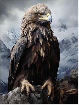 CAPITUNEISKINEPA Haasts Eagle Bird Poster Gift Posters For Bedroom Aesthetic Big Posters 18" x 24"