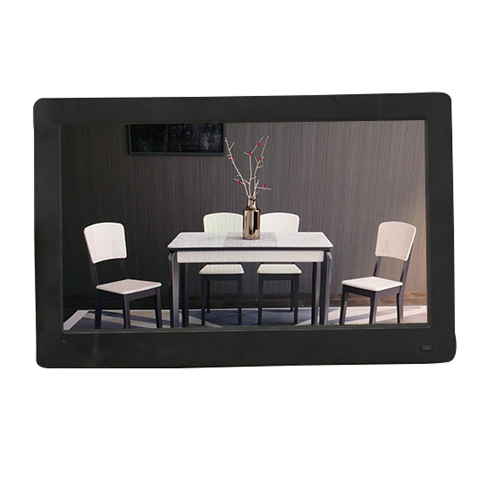 MYUYEE 13.3-Inch Digital Photo Frame Advertising Machine - 1920X1080 Ips Screen, Electronic Photo Album (Black)