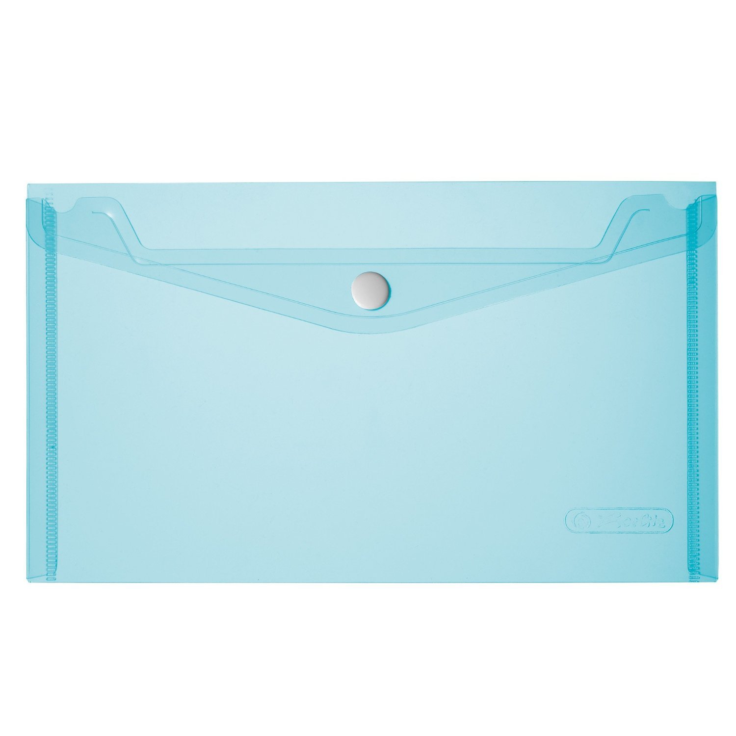 Herlitz Dokumententasche, DIN A5, PP, blau/transparent, 1 Stück (10917516)