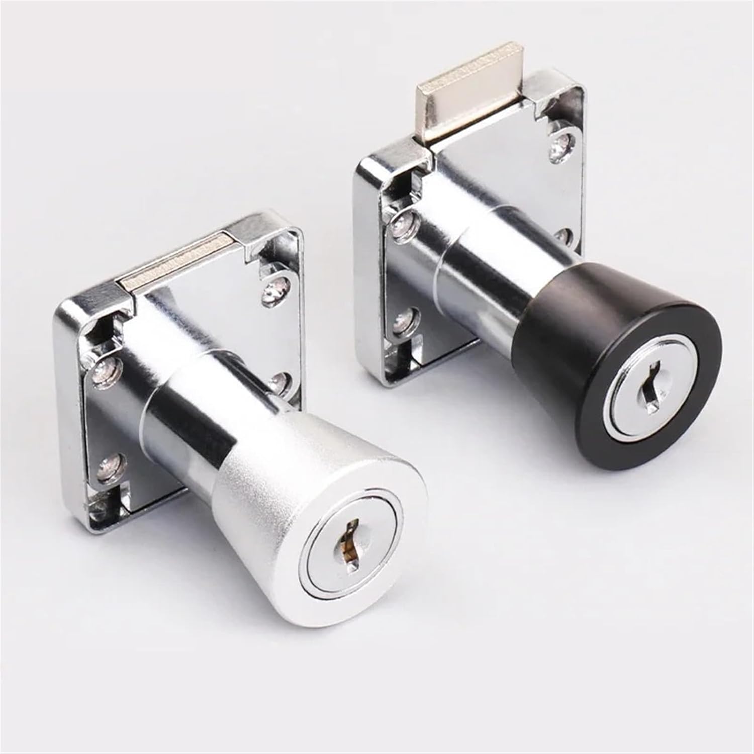 Drawer Lock Computer Key with for Office File Cabinet Hotel Mailbox School Locker Furniture Hardware Rarelock MS388 1Pcs(Silvery Keyed Differ)