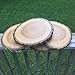 Natural Wood Slices, Round Basswood Slabs, 9 to 11 inches, Rustic Tree Bark Slice, Weathered Log Disc, Outdoor Country Barn Wedding Table Centerpiece, (4 Pack)