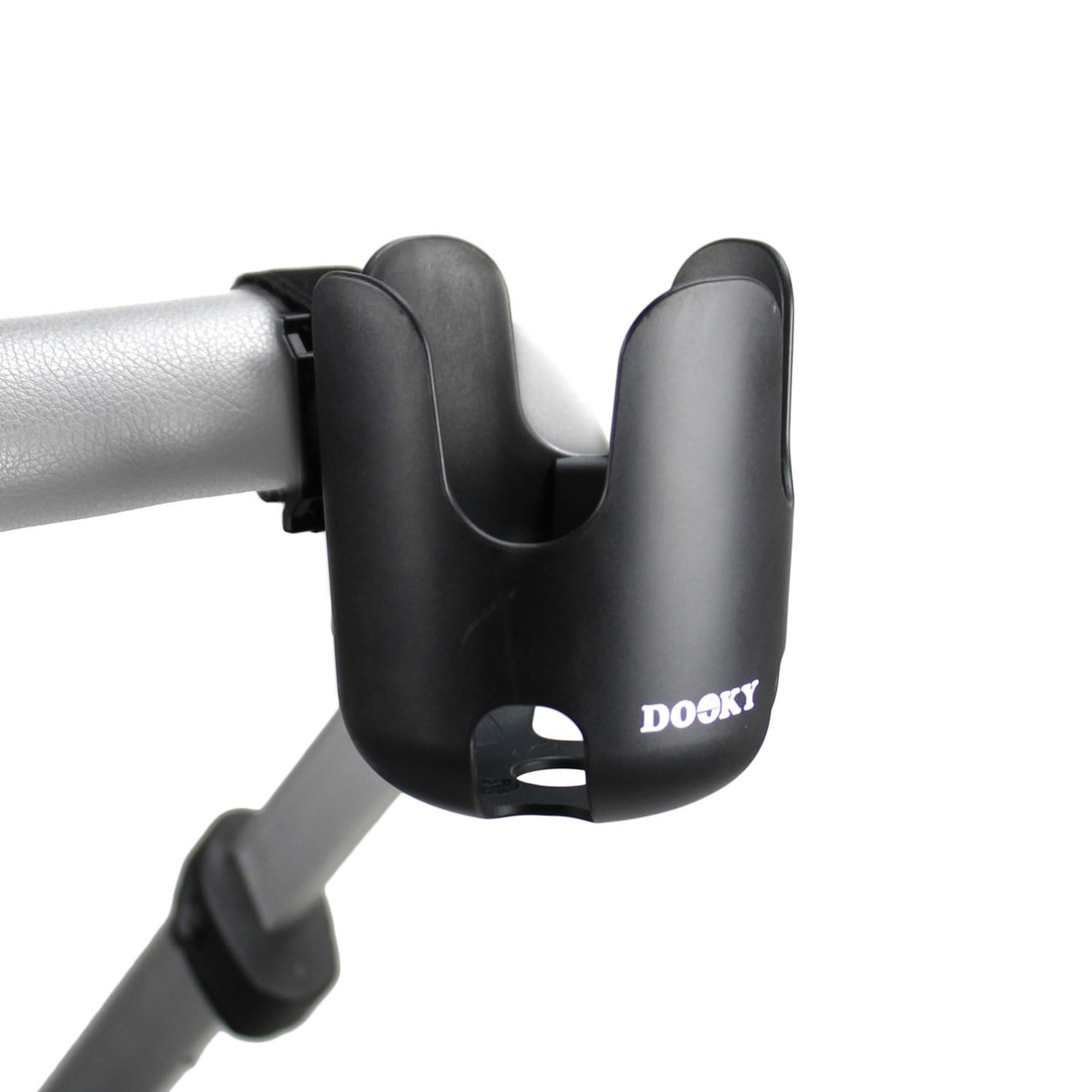 Dooky Universal Stroller Cup Holder - 360° Adjustable Anti-Slip Pram Bottle Holder, Unbreakable Drink & Coffee Cup Stand for Baby Stroller & Bicycle-image-47