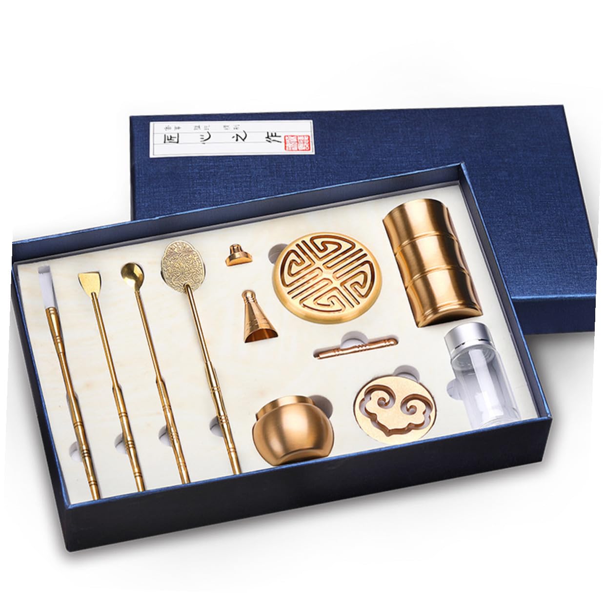 Toyvian Kit de Incienso en Polvo 11 Piezas Molde para Hacer Conos Herramientas para Hacer Incienso en Polvo Material Liso Fácil de Limpiar Adecuado para Yoga y Meditación
