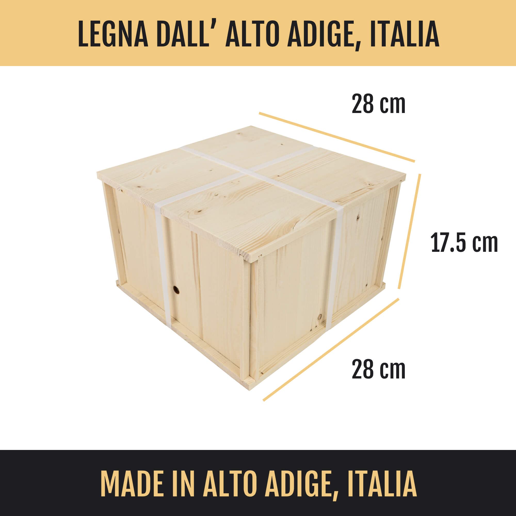 Delegn Legnetti Accendifuoco Eccellente Qualità Essicata di Abete-Larice per Stufa, Camino, Caminetto, BBQ, Forno, Confezionata in 6 Scatole di Legno 256 pezzi - 30 Kg Totale