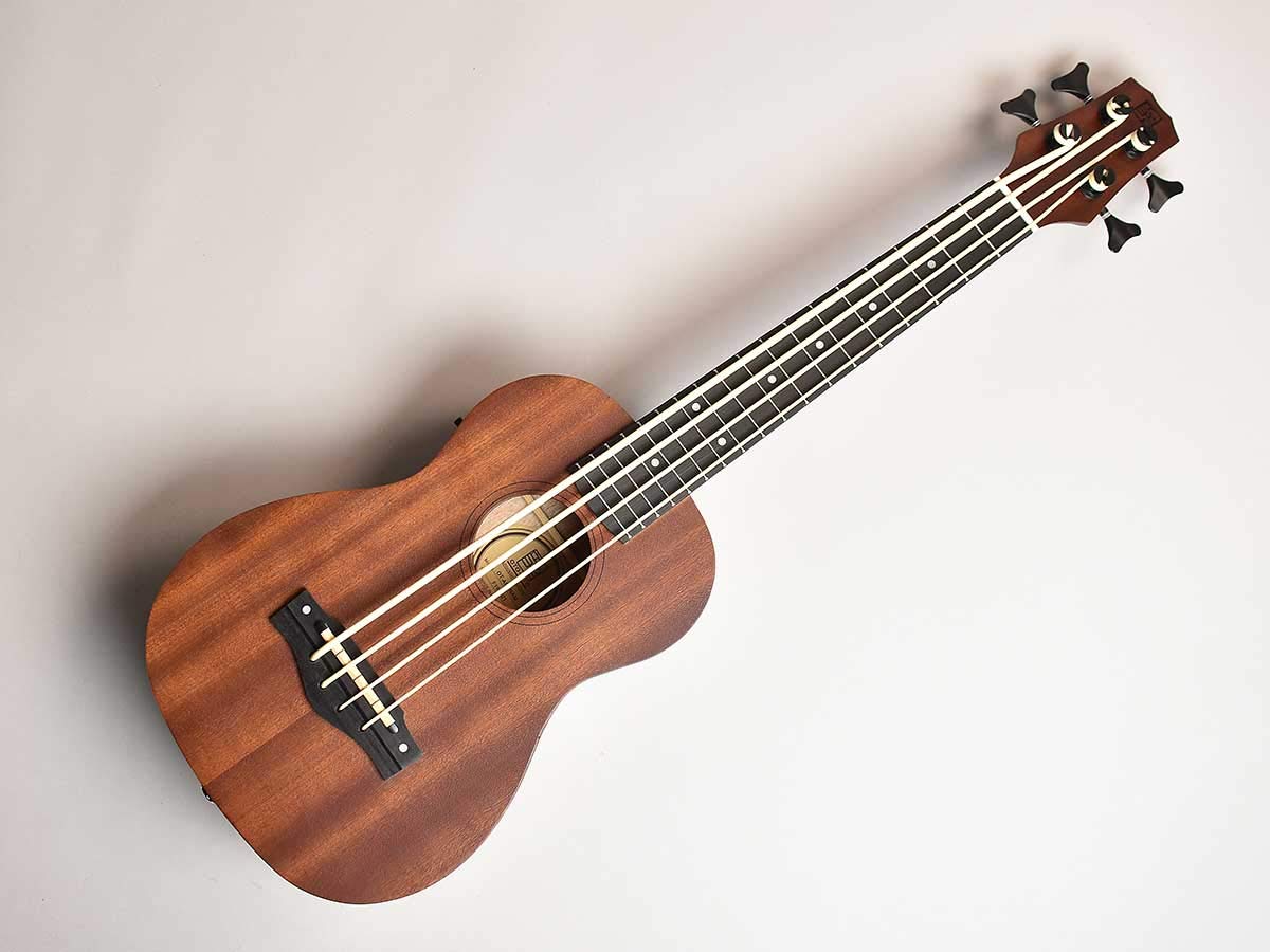 Amazon | 音音 UB-1 Natural Mahogany ウクレレベース ピックアップ付
