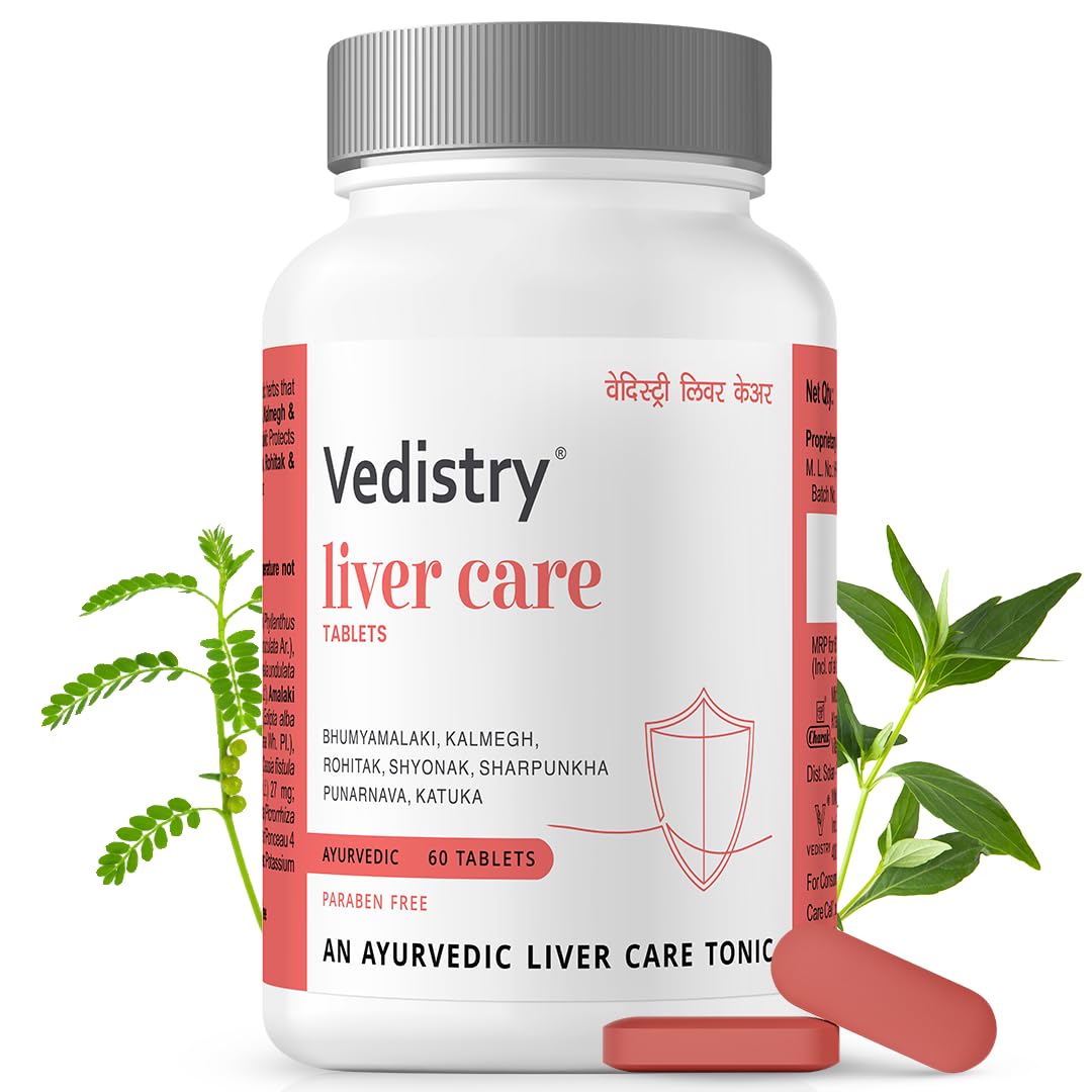 New year Sale Livercare Tablets | Ayurvedic Liver Detox Supplement for Fatty Liver & Sluggish Metabolism| Ayurvedic Liver Care with Bhumiamalaki, Kutaki & Amalaki for Detox & Restore – 60 Tablets (Pack of 1) New year Sale Livercare Tablets | Ayurvedic Liver Detox Supplement for Fatty Liver & Sluggish Metabolism| Ayurvedic Liver Care with Bhumiamalaki, Kutaki & Amalaki for Detox & Restore – 60 Tablets (Pack of 1)