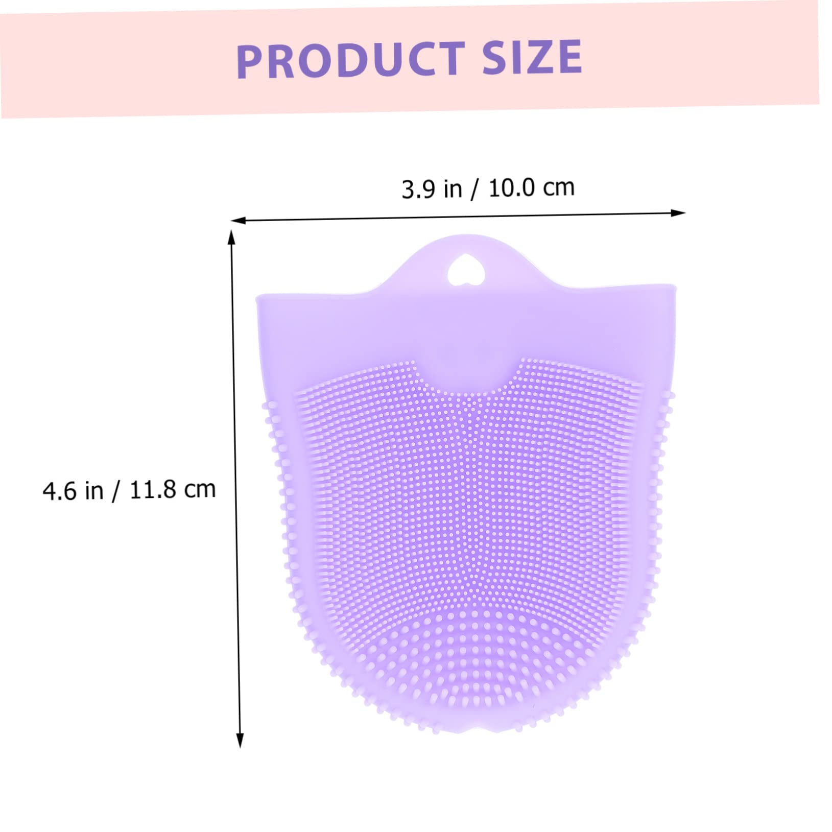 SOESFOUFU Lady Facial Brush Silicone Face Scrubber Exfoliating Tips Safe Comfortable Cleaning