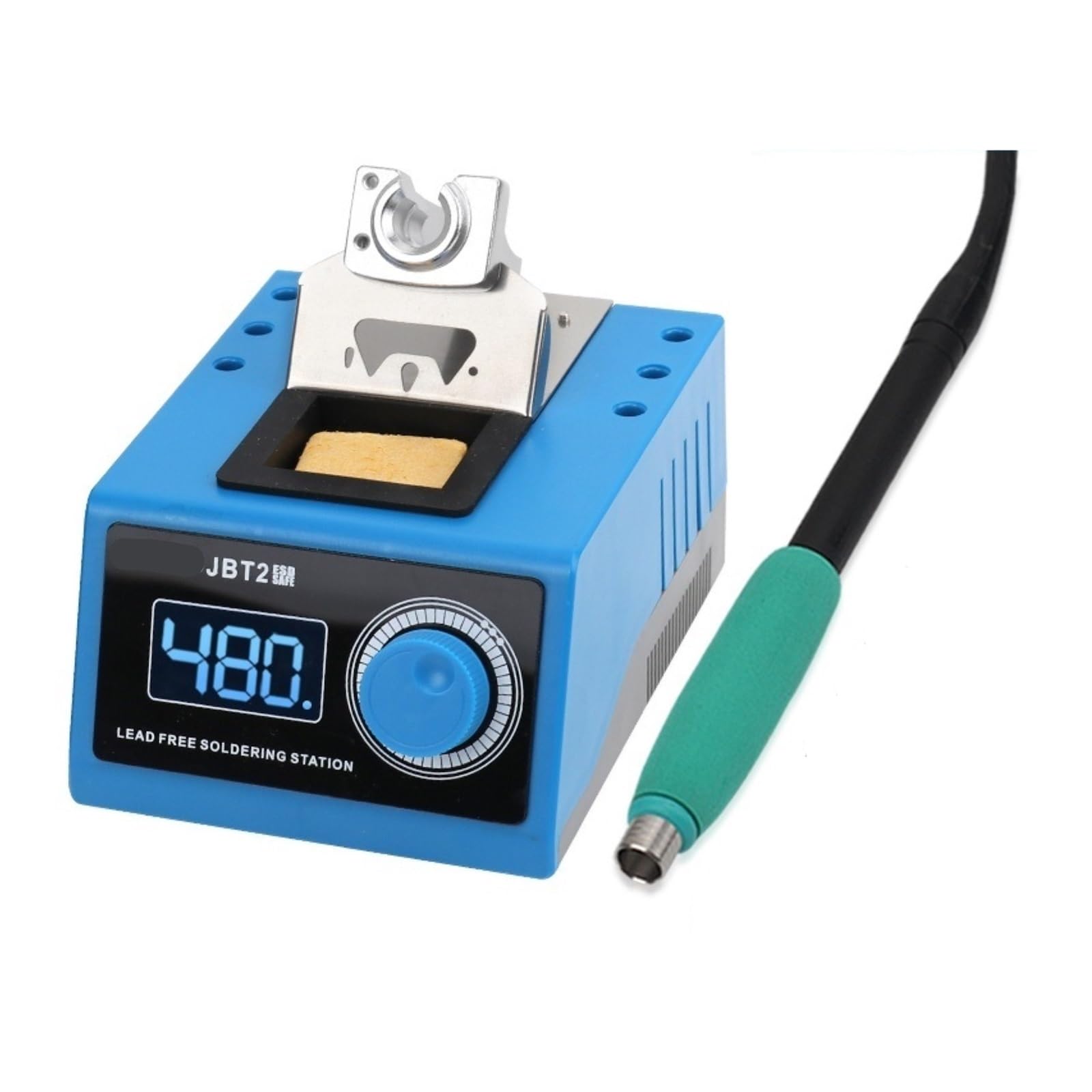 Stacja lutownicza, Stacja lutownicza Smart Precision SMD T120, zestaw do lutowania stałotemperaturowego o mocy 85 W i wyświetlaczem cyfrowym