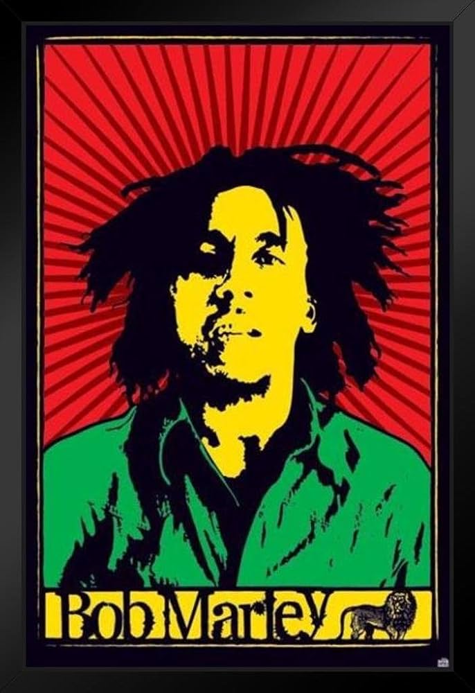 ボブ・マーリー額付きポスター ボブ・マーリー額付きポスター
