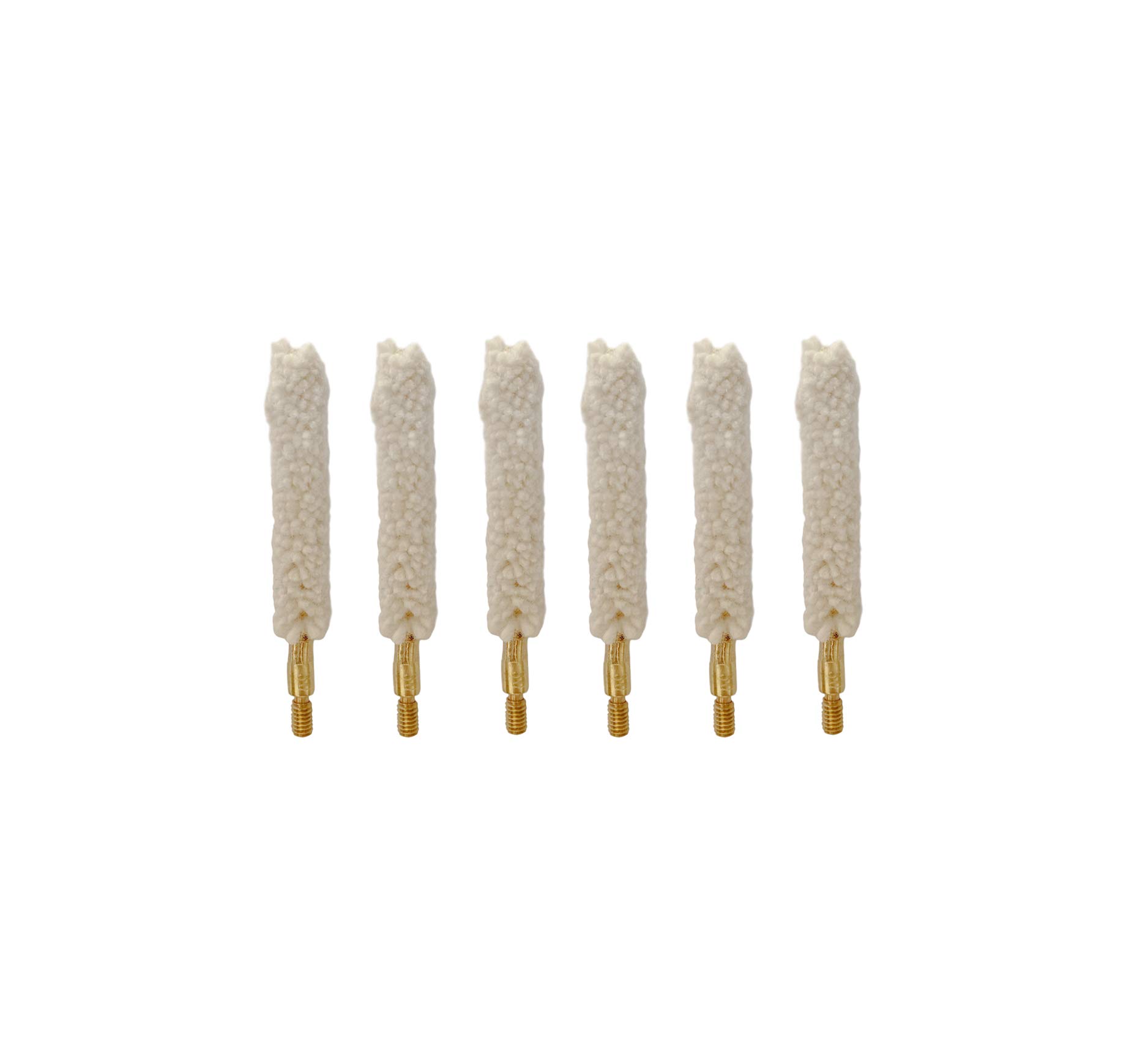 .30 Cal Bore Mop Gun Cleaning Brushes for .30 Rifle Cleaning (6 Pieces)