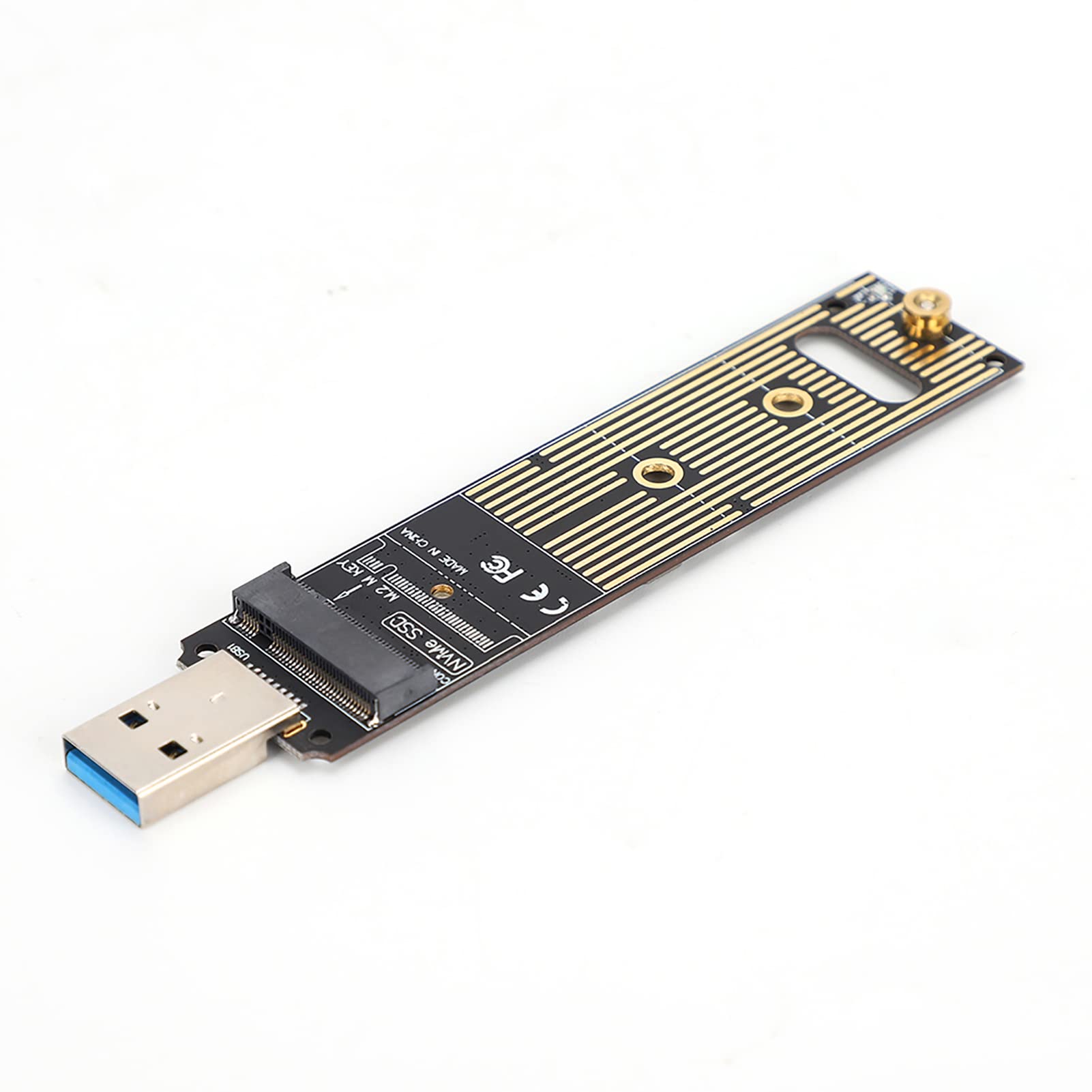 Ejoyous Adattatore da SSD M.2 NVME a USB, Cavo di Collegamento per Serie 970 e 960, Supporta Protocolli PCIE, Nero