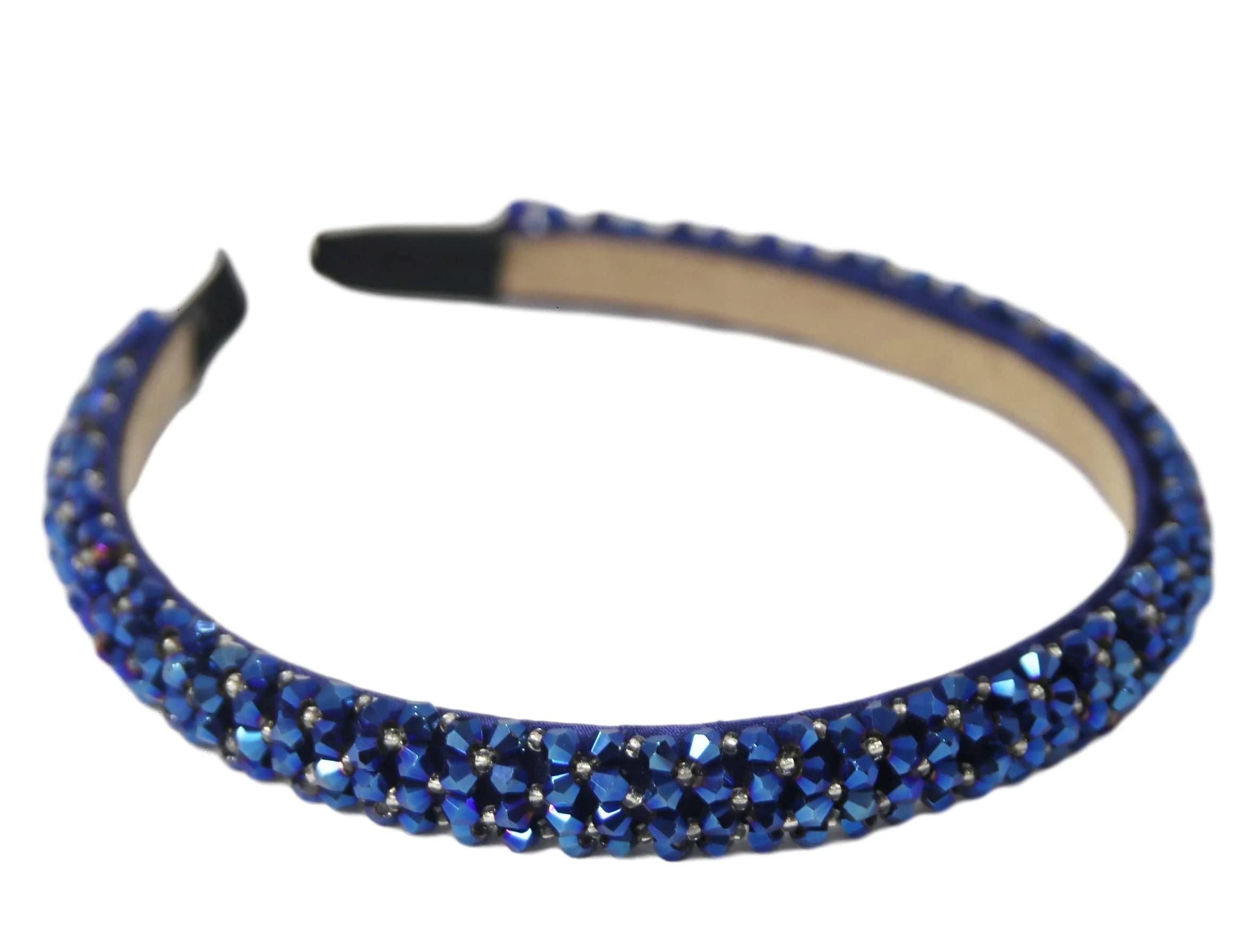New Women's, Dark Blue Tiny Beads Headbands, Fashion, Party, Occasion, Everyday Style