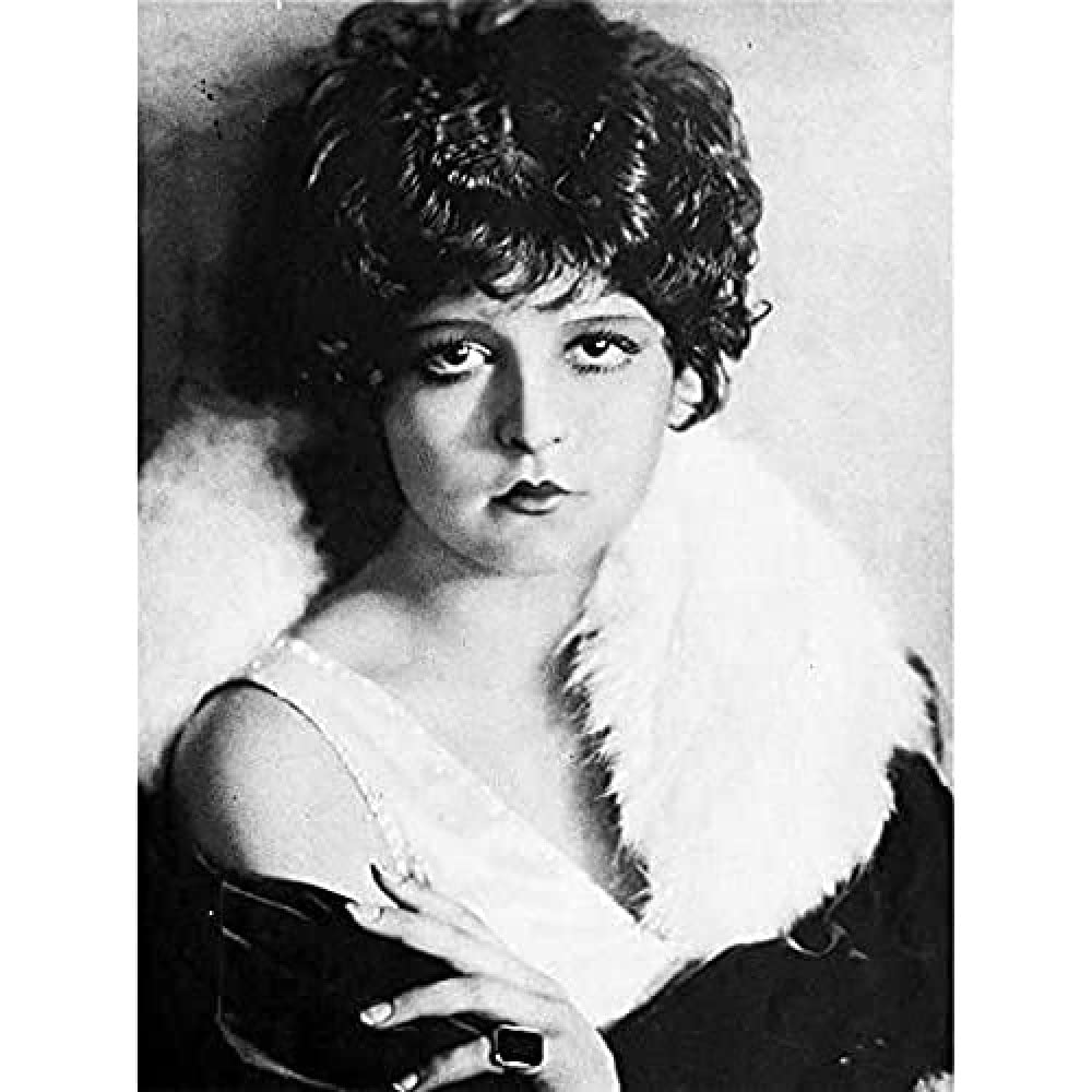 Silent Movie Actress Clara Bow Promo Portrait Photo Art Print Canvas Premium Wall Decor Poster Mural