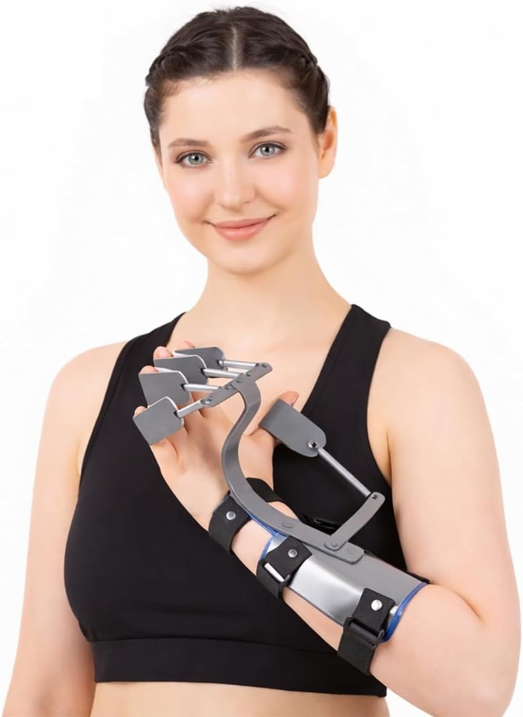 Synore Orthopedic Dynamic Cockup Splint Left Hand - Wrist Support Brace for Carpal Tunnel Tendonitis & Rehabilitation Therapy - (Size XL)