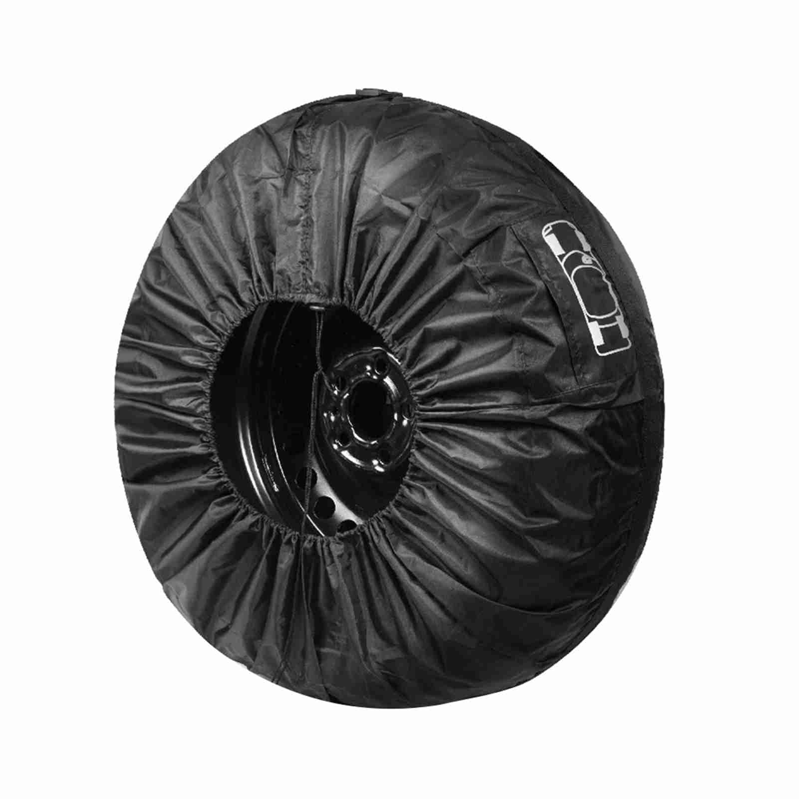 Tire Cover Protector Spare Tire for Cars, SUVs & Trucks Wheel Guard Fits 19-23 Inch Tires RV Trailer Accessories with Storage Bag (1 Piece Size L)