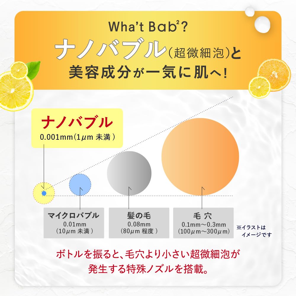 Amazon.co.jp: 【LDK the Beauty3冠受賞】Bab2 (バブバブ) ナノバブル