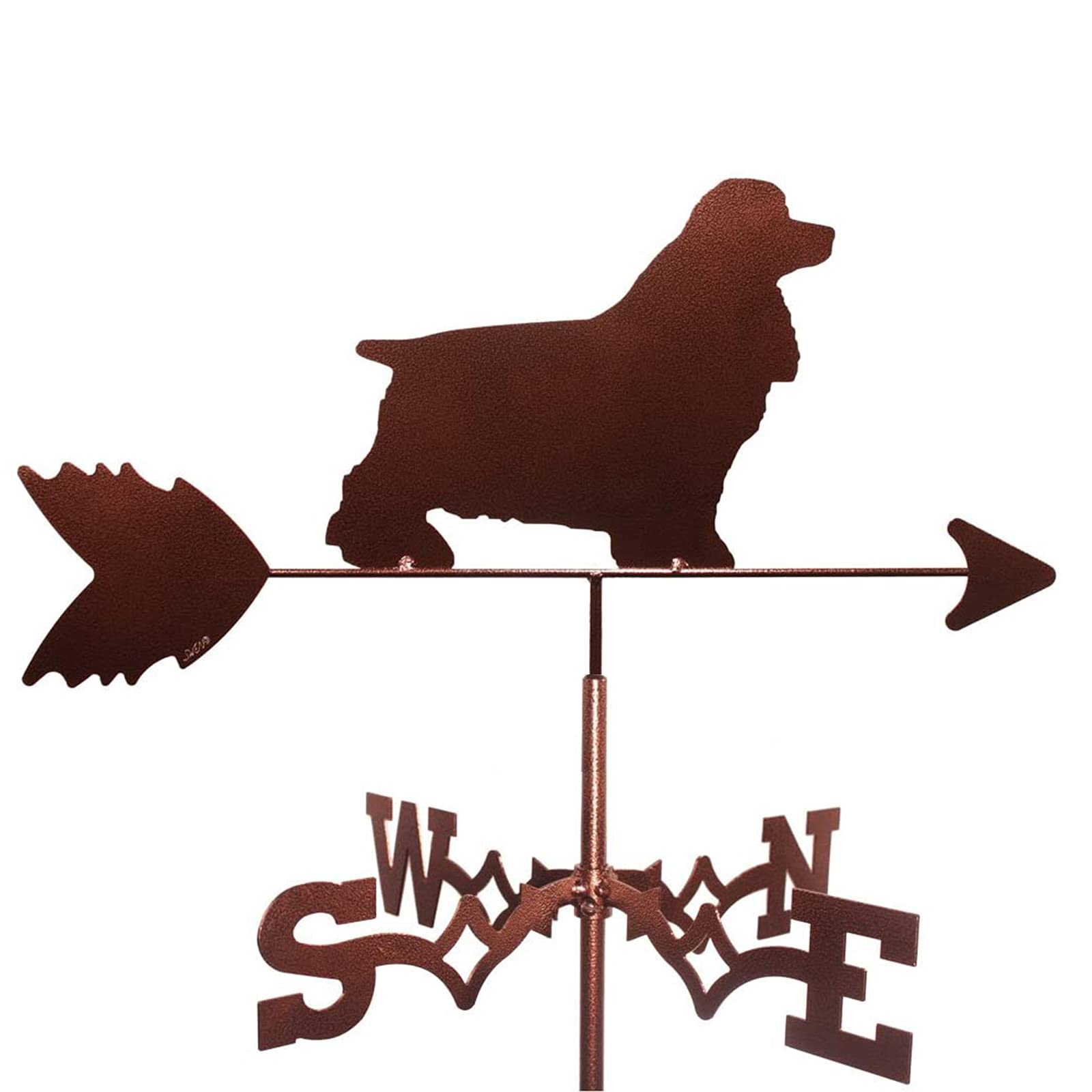 WIQUYBML Weathervane Wind Vane Stainless Metal Direction Indicator for Yard Garden Roof/a/35 * 50Cm