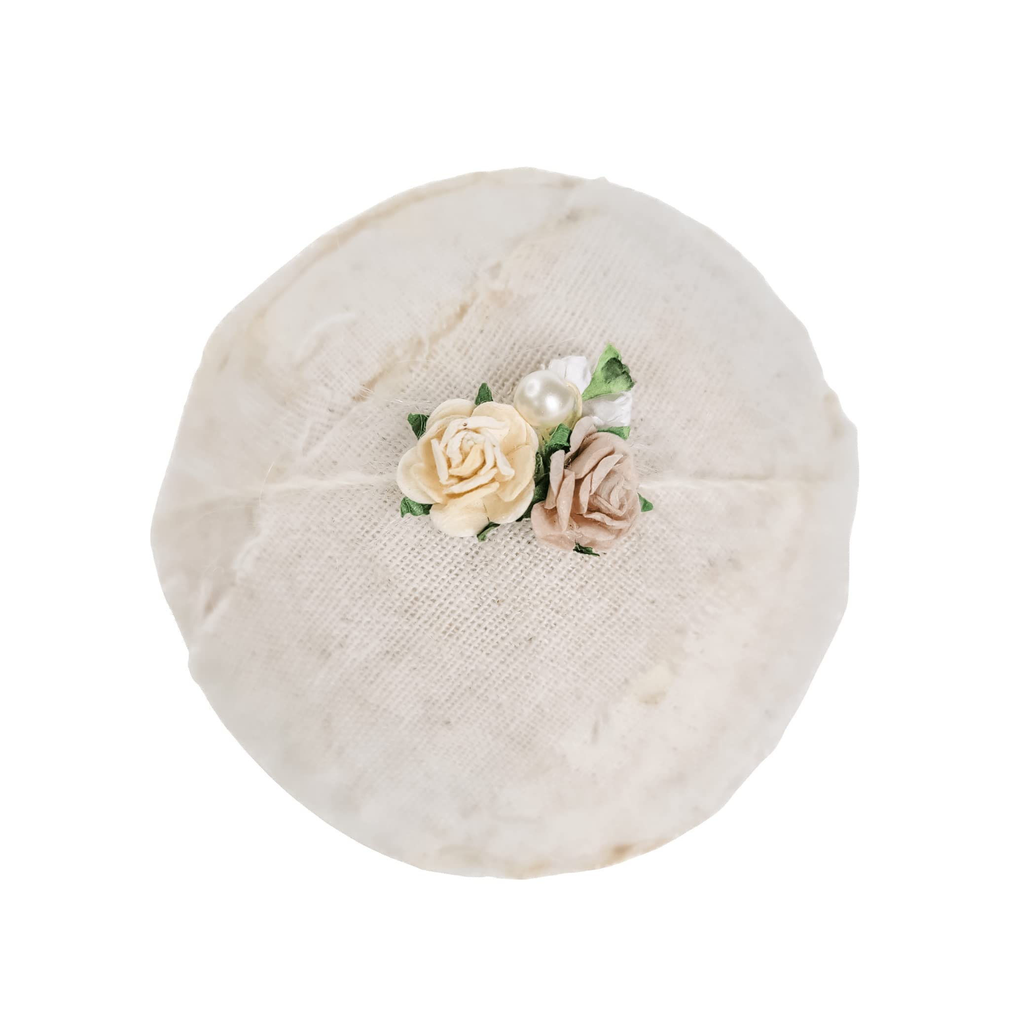 Ivory and Beige with Pearl Mohair Tieback Headband, Photography Prop, Newborn, Toddler, Child, Adult