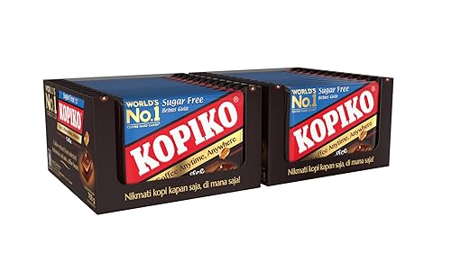 Miniatura 4 de Kopiko Caramelos de café sin azúcar tu café de bolsillo para llevar para cada ocasión, caramelo sin azúcar hecho de granos de café de Indonesia,