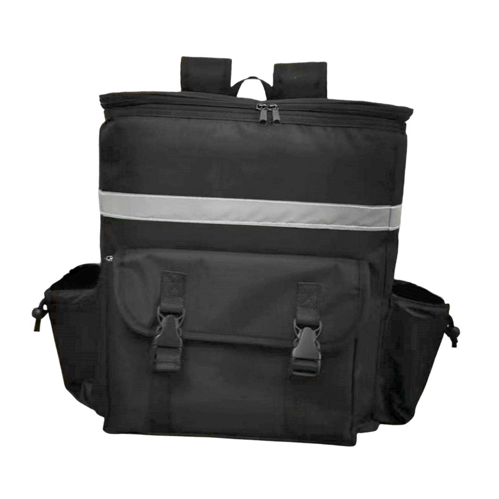 Práctica mochila térmica para comida con múltiples bolsillos para | transportar alimentos y bebidas de forma eficiente. Mochila térmica para reparto en la playa, bolsa para camping.