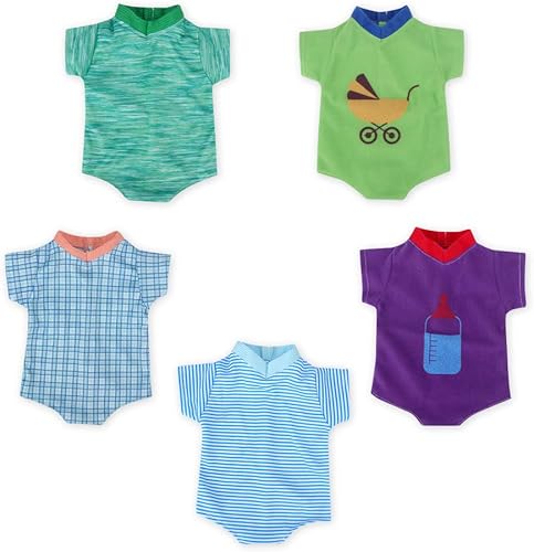5 piezas de ropa de muñeca de bebé para muñeca de niño de 14 a 15 pulgadas, accesorios de ropa para muñecas de bebé renacidas vivas