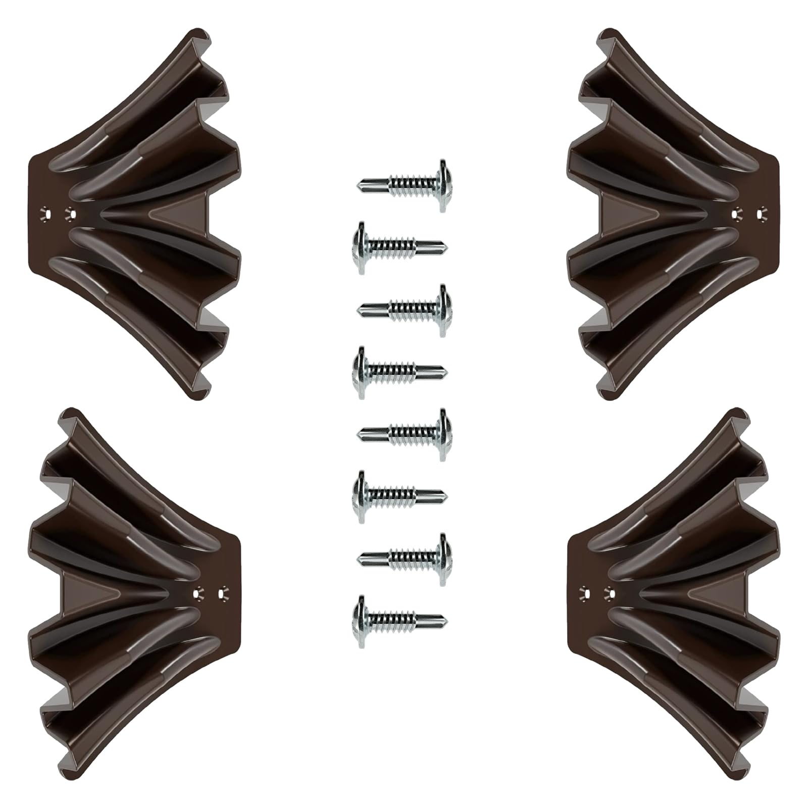 Piceioep Multicolor 4Lots Flexible Downspout Extension Nozzle With 360 Degree Rotation For Garden And Driveway Water Drainage Multifunctional Downspout Diverter Nozzle