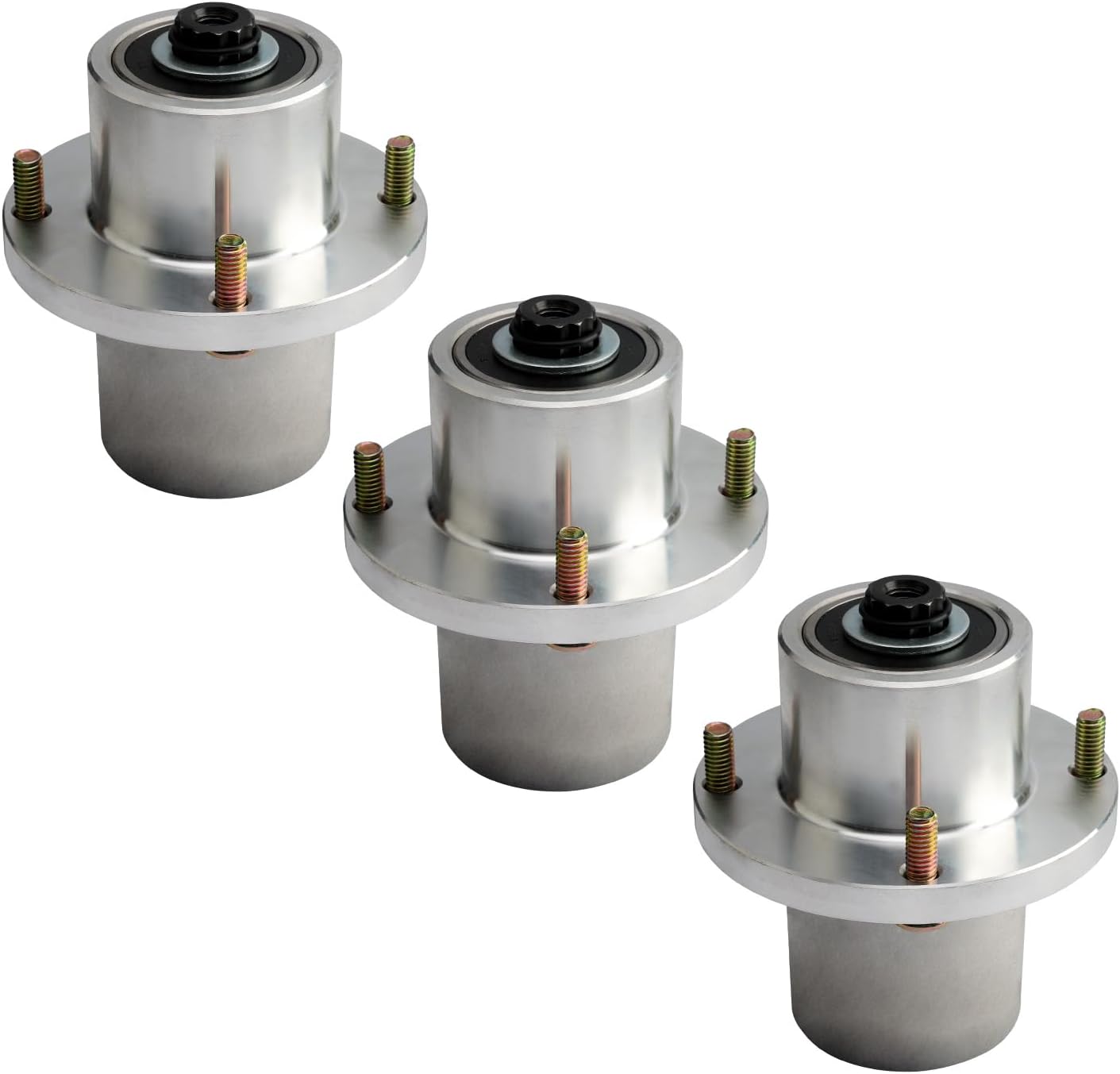 3 PCS Lawn Mower Deck Blade Spindle Assembly Compatible with Hustler Fastrak SD SDX Raptor SDX 48" 54" 60" Mower Replace# 125981 605380