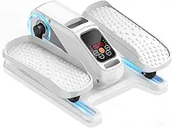 Elíptico Elétrico Para Sentar, Idosos E Adultos, Com Pedal Silencioso Portátil, Controle Remoto, 15 Velocidades Ajustáveis, 5 Modos Automáticos