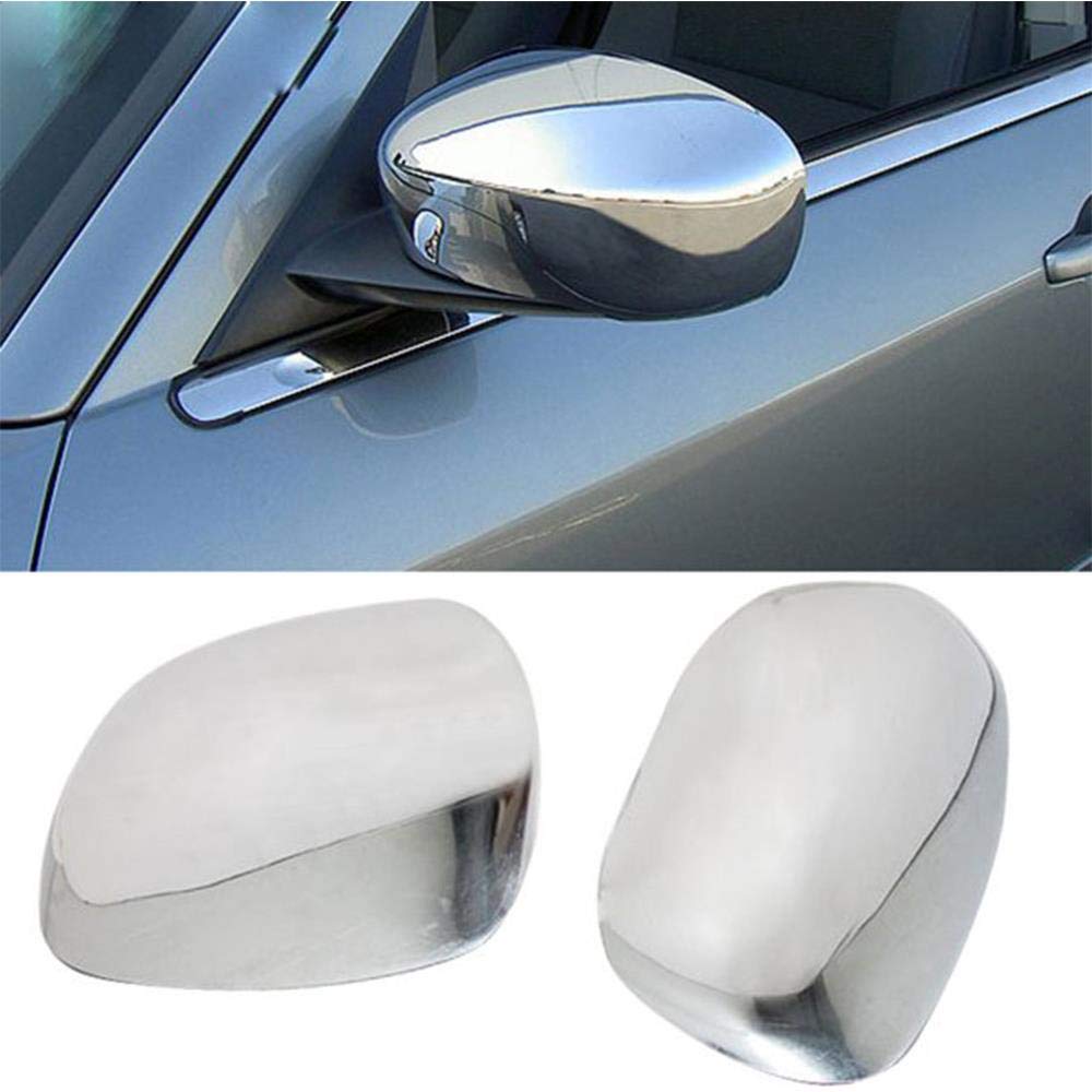 Overun 3-Layers Shiny Chrome Plated FULL Mirror Covers with signals Designed For 2005-2010 300/300C Charger Magnum