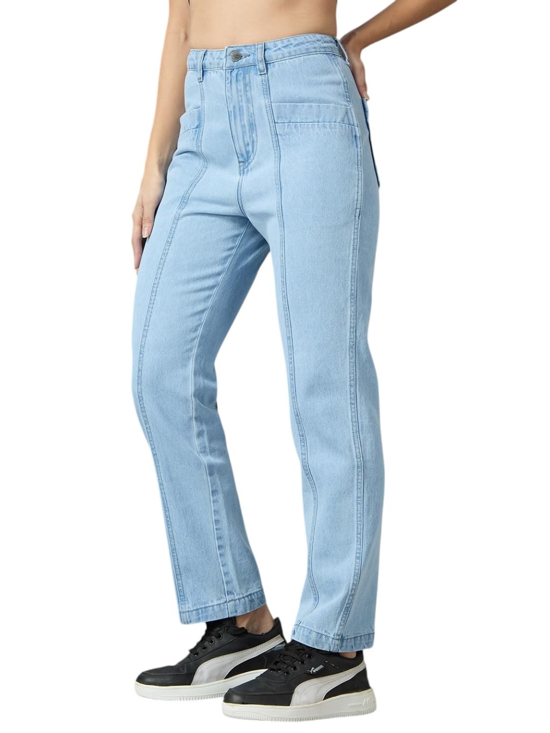 aka chic High Rise Womens Regular Fit Jeans-picture-47