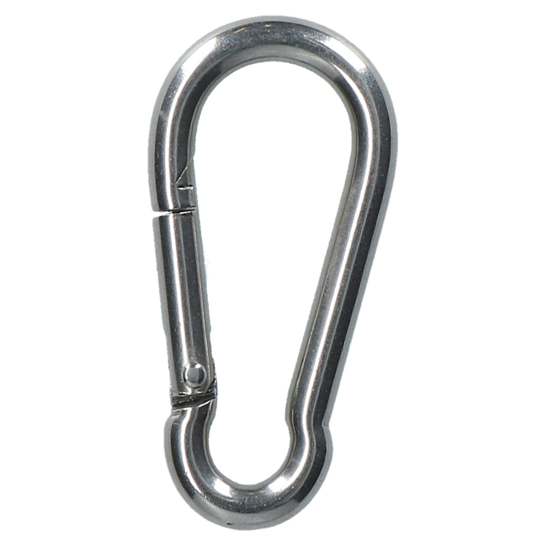 AB Tools Carabina Carbine Hook Snap Shackle 6mm Marine Grade 316 Stainless Steel