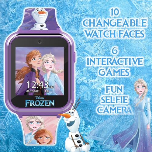 Image of Disney Frozen Touchscreen Interactive Smart Watch (Model: FZN4672AZ)