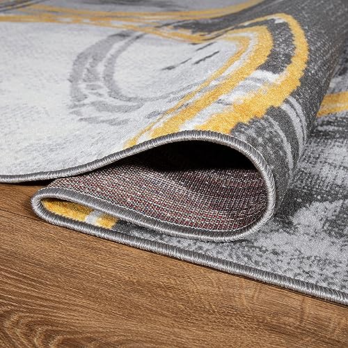 Tapete Rugshop Evora Modern Amarillo 7'10" x 10' miniatura 4