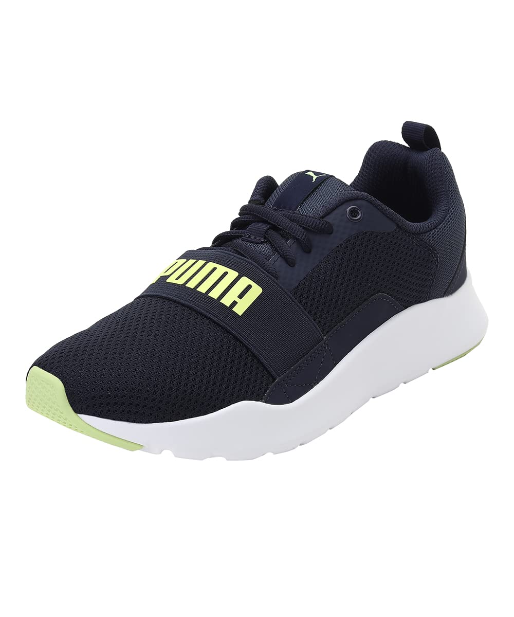 Puma Unisex Baby Wired Jr Peacoat-Sharp Green Closed Shoe-4 Kids UK (36690122) (B0882KSPPB) Amazon Price History, Amazon Price Tracker