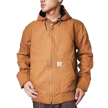 Carhartt ブラウンジャケット Amazon | Carhartt (カーハート) ジャケット メンズ WASHED DUCK