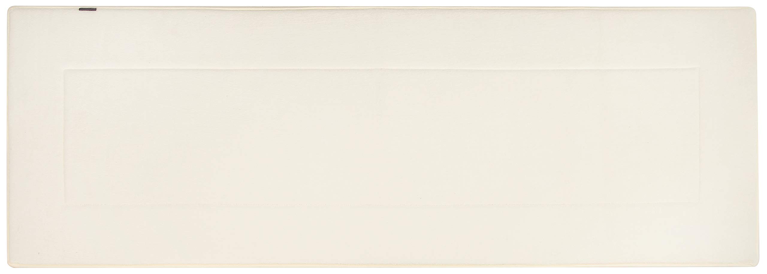 FABBRICA HOME Ultra-Soft Extra-Thick Memory Foam Extra Long Bath Runner Mat (2 ft x 6 ft, Ivory)