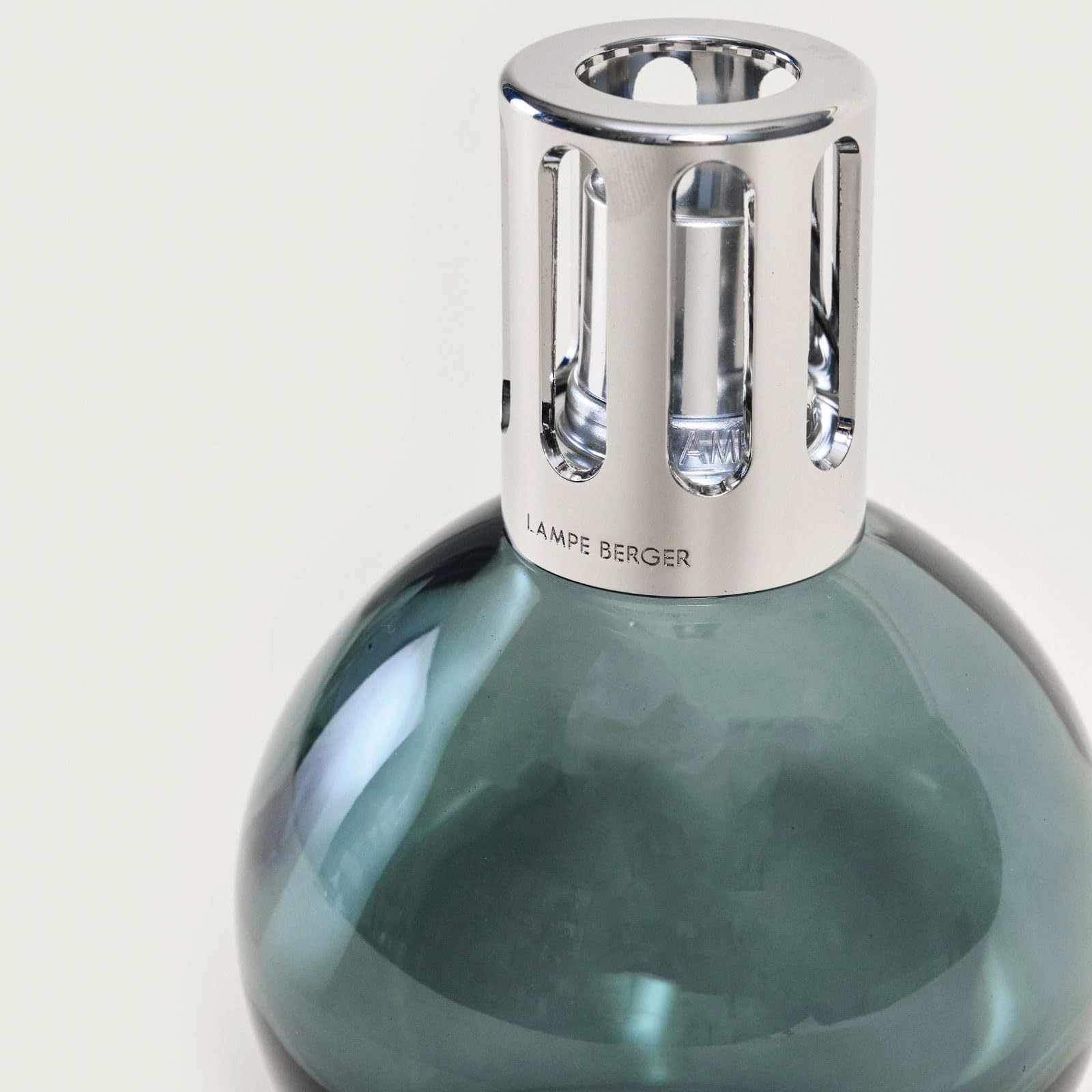 MAISON BERGER Lampe Boule Smoke | Reinigt und parfümiert die Luft, Verbreitung durch Katalyse, rauchgraue Kugel, kompatibel mit Lampe Berger