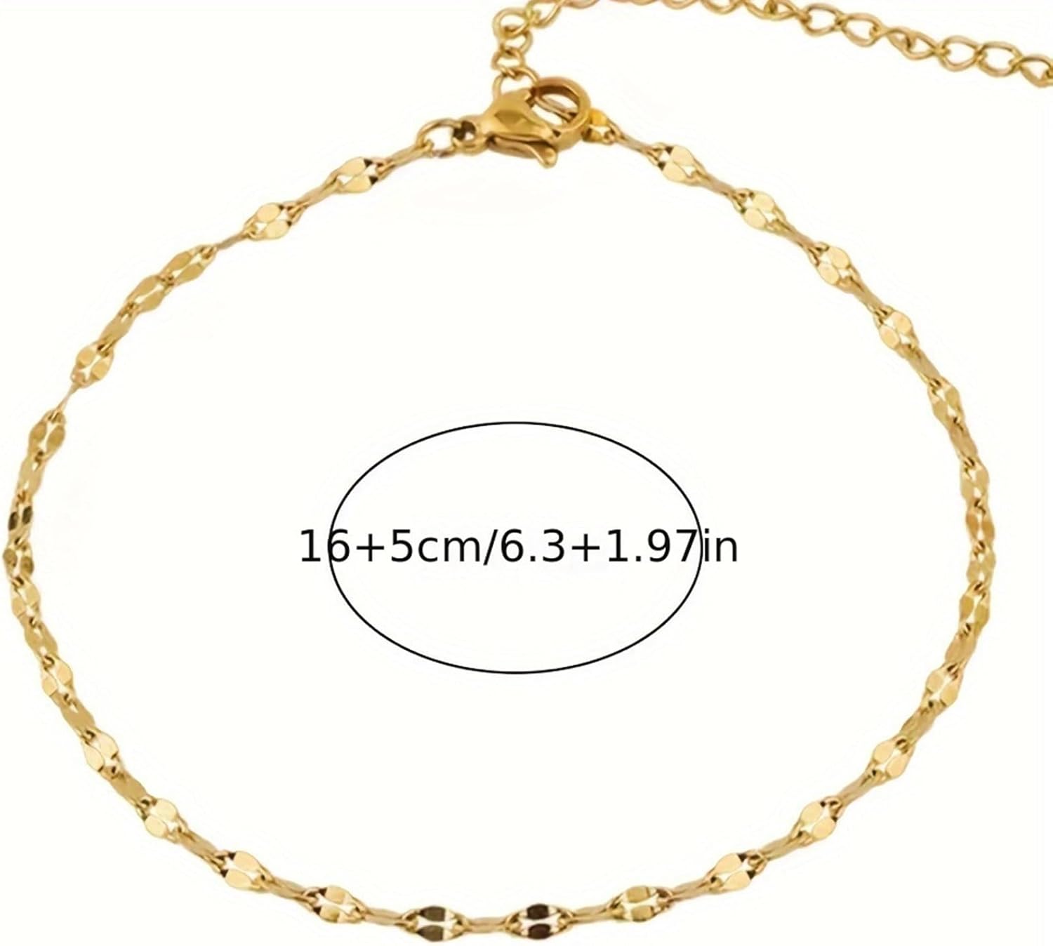 Boho Gold Bracelet for Women Fashion Mariner Hand Chain Lip Link Chain Bracelets Minimalist Bracelet Jewelry Gift - Image 7