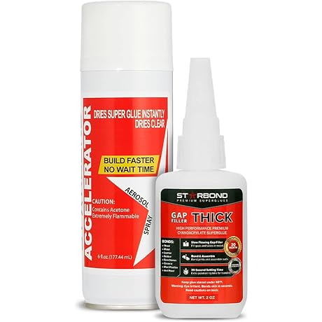 2 oz. Super Glue Cyanoacrylate and 6 oz. Aerosol Activator Combo