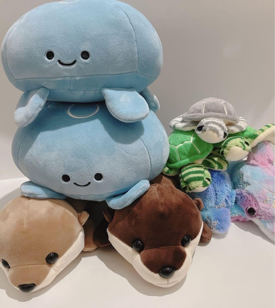 Amazon.co.jp: 江ノ島水族館 ぬいぐるみ クラゲ カワウソ 亀 イルカ