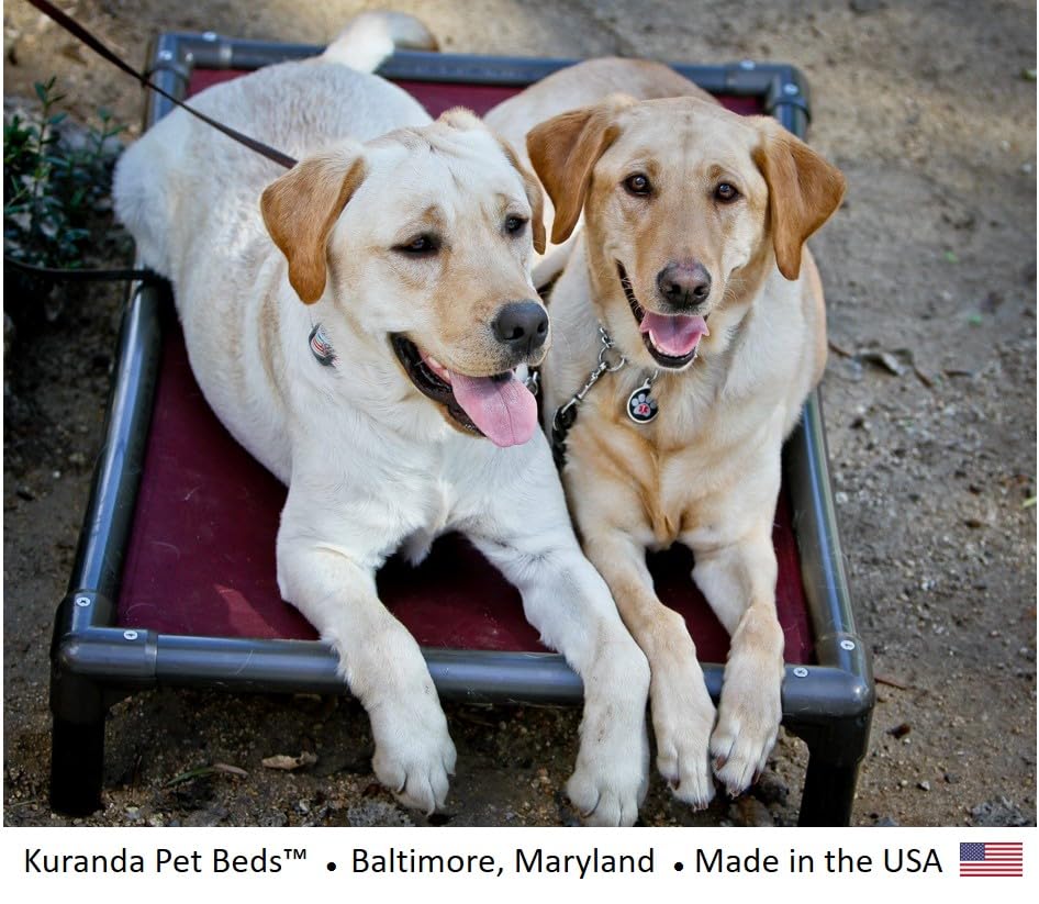 Kuranda Chewproof Dog Bed - Walnut PVC - 50