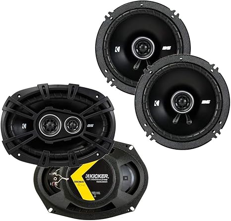 KICKER 43DSC69304 D Series 3-Way Dual Speakers