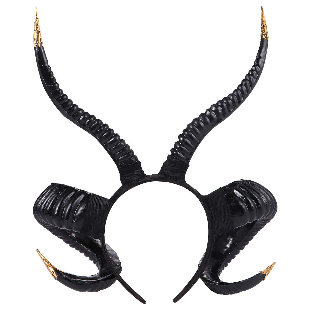 Amosfun Claw Headband Halloween- Hair Band Headdress for Party Funny Headband Jschlatt Goat Horns Hairband Cosplay Headband Horns Cosplay Horns Headband Halloween Hair Band Ram Christmas